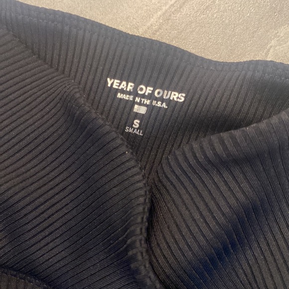 Year of Ours Ribbed biker short - Picture 2 of 3